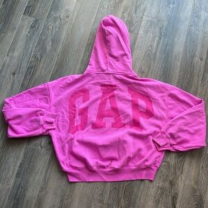 GAP VintageSoft Crop Logo Hoodie